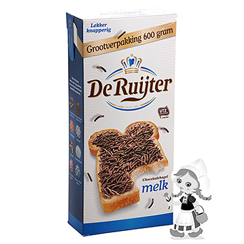 De Ruijter Chocoladehagel melk 600g